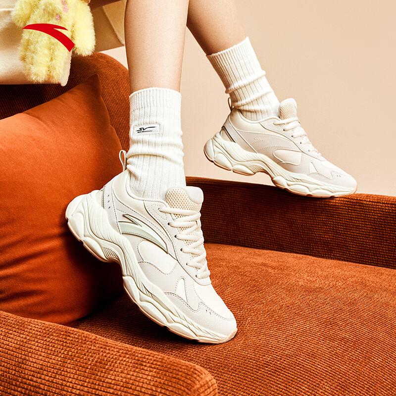 ANTA Chenguang Women's Retro Casual Platform Sneakers