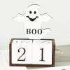Stylish Halloweens Party Countdown Calendar Sturdy Wood Decoration for Festival Atmospheres in Homes and Schools