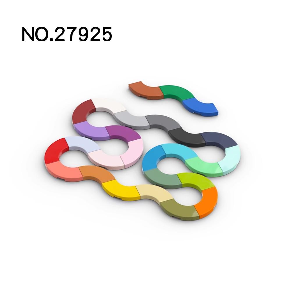 Non-Toxic 50Pcsmoc Compatible Assembles Particles High-Tech 27925 78560 Tile Round Corner 2 X 2 Macaroni Parts Diy Toys Building Blocks