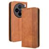 For vivo X200s 5G Leather Case Wallet Stand Retro Texture Phone Cover