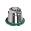 Stainless Steel Refillable Reusable Coffee Capsule With Spoon Compatible For Nespresso Machine
