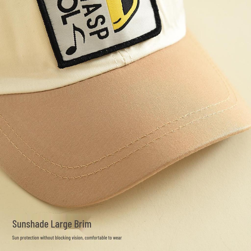 Trendy Color Block Baseball Cap - Breathable Outdoor Sports Hat