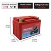 Motorradbatterie LiFePO4 Rollerstarter 12,8 V 5 Ah 7 Ah 9 Ah CCA 200A-400A Eingebauter BMS-Lithiumbatteriespannungsschutz ATV