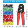 400-2120PCS Box VE Tubular Crimp Terminals Wire Insulated Terminator Block Cord End Connector Electrical Tube Terminal