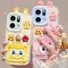 Applicable To Opporeno11pro Mobile Phone Case All-inclusive Anti-drop OPPOreno11 Niche 11 New SpongeBob SquarePants