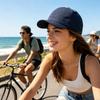 Herren Basecap Atmungsaktiv Sonnenschutz Vintage Basecap Schirmmütze für Outdoor Reisen Laufen Camping Angeln Wandern