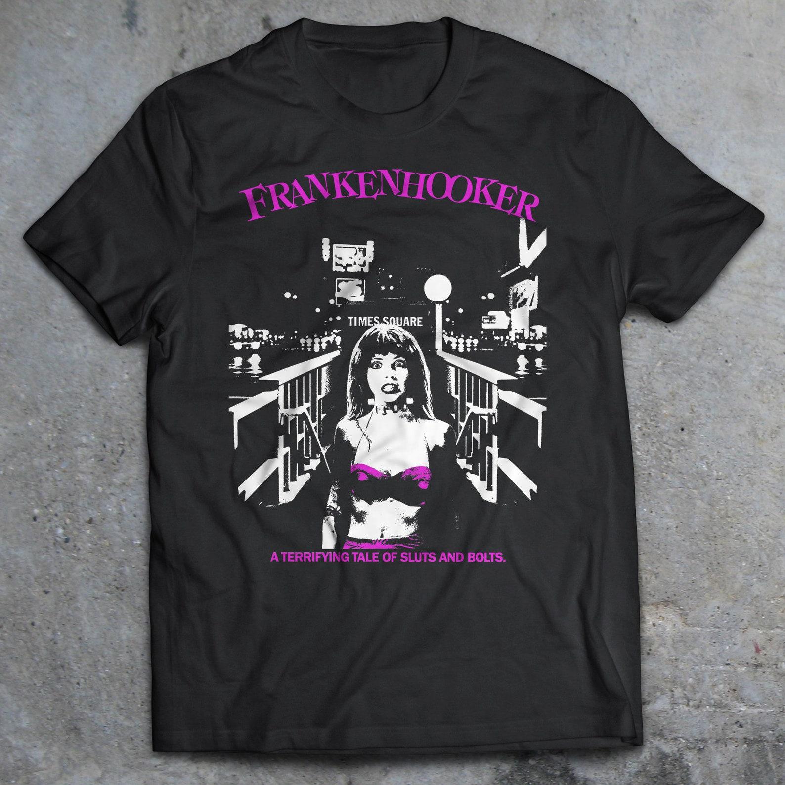 Frankenhooker 1990 Horror Movie T-Shirt, 80s Horror Shirt, Lost Boys, Basket case, Night of the Demons, Toxic Avenger, Videodrome, Creepshow 2XL
