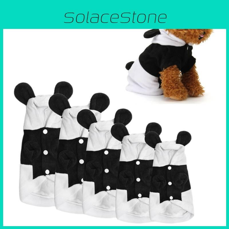 Cozy Panda Transformation Pet Clothing For Dogs And Cats In White
