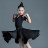 Costume Competition Uniform Kids Clothes Children Clothing Latin Dance Wear Fringe Skirt Latin Dance Dress Stage Performance