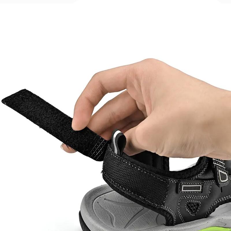 Модные мужские сандалии с нескользящей резиновой подошвой — фото 5