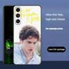 Call Me By Your Name Funda For Samsung Galaxy S23 S24 S25 Ultra S22 Plus S21 Black Soft Case Waterproof Soft Case