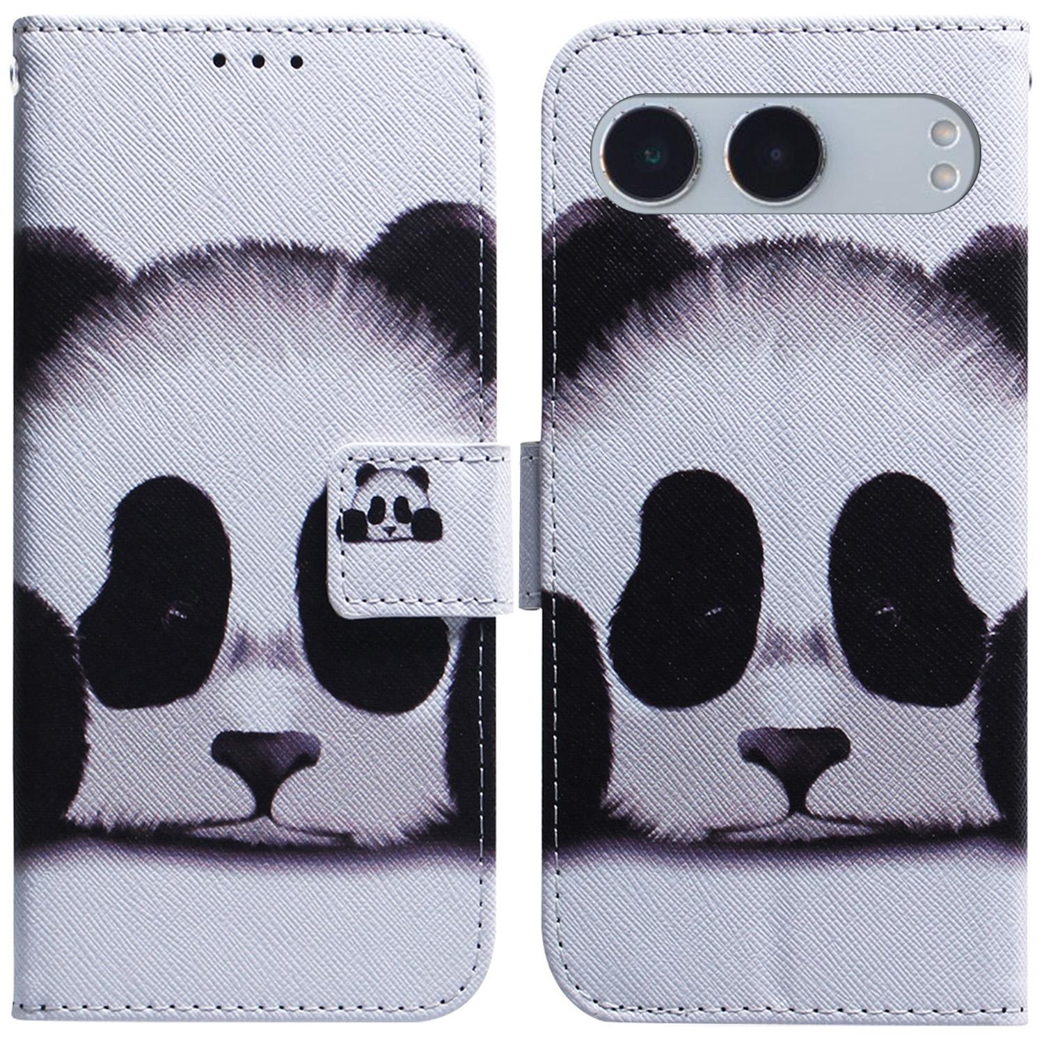 

For OnePlus Nord 4 Wallet Case Pattern Print Leather Phone Cover Panda