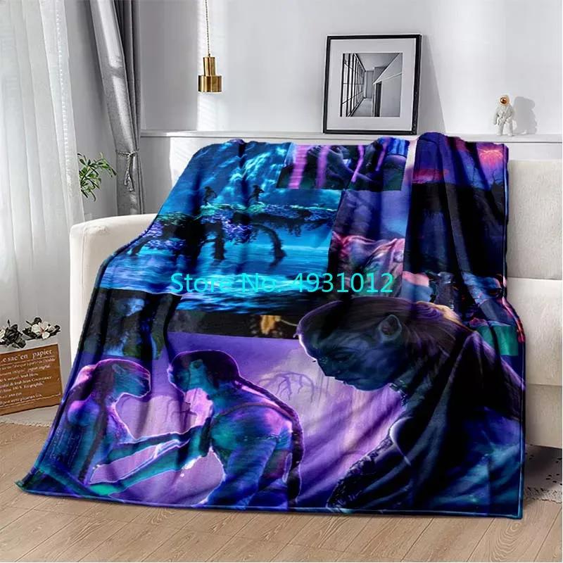 Coperta morbida in peluche Anime Avatar 70x100 cm Morbida Coperta in flanella di agnello Sherpa 3D Regalo per neonati e bambini Plaid Divano Camera da letto