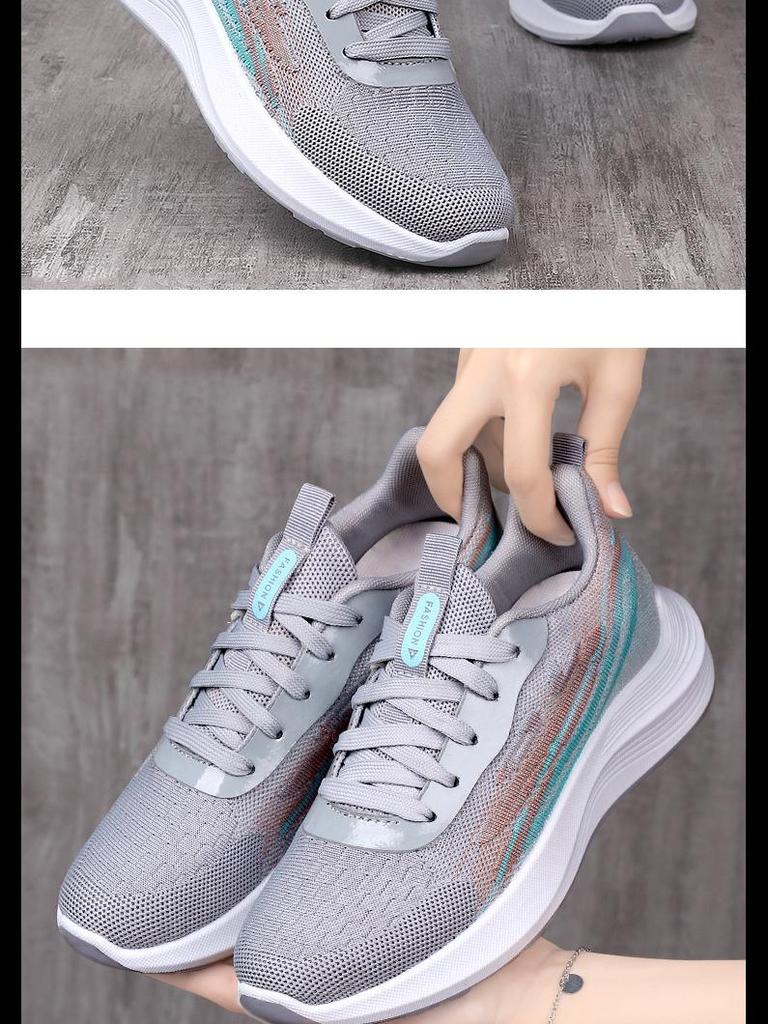 Women's 2024 Autumn Shock-Absorbing, Lightweight Mesh Running Shoes - Comfortable, Soft Sole Fitness & Casual Sneakers