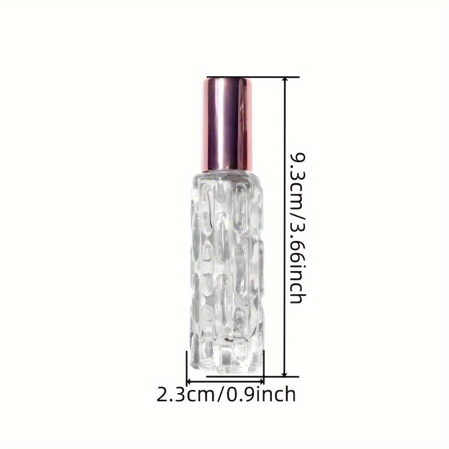 1pc 0.34oz Glass Perfume Spray Bottle with Aluminum Atomizer, Unscented Empty Refillable Dispenser