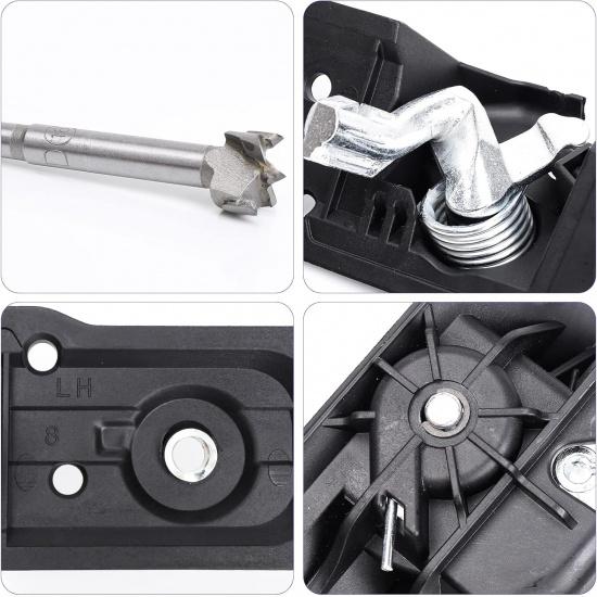 Interior Door Handle Kit Front Left Drivers Side Compatible With 2007-2014 Chevy Silverado Tahoe Avalanche Suburban GMC Sierra Yukon Cadillac