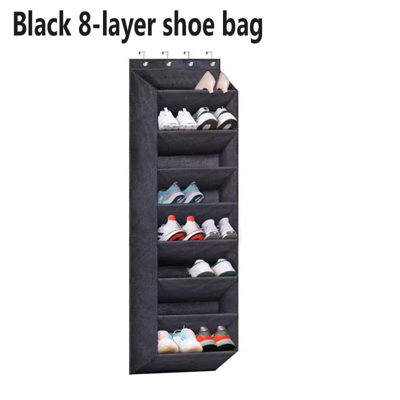 Storage Bag For Dormitory Behind The Door Shoe Bag Household Underwear Storage Bag Wall Mounted Multifunctional Storage Mesh Bag