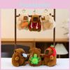 Adorable Capybara Plush Toy Cute Animal Keychain Soft Stuffed Doll For Collectors
