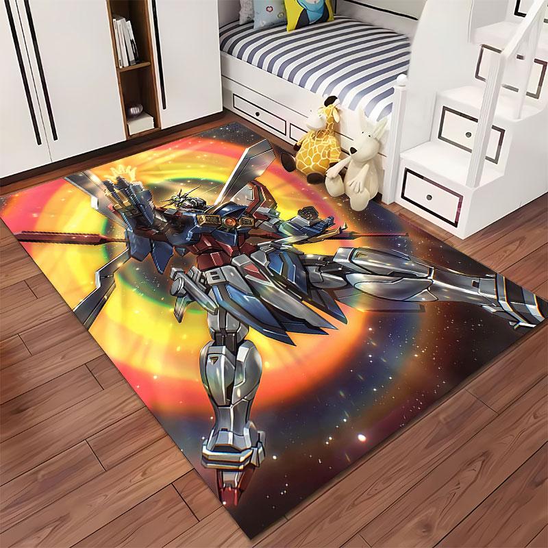 "Colorful Mecha Hero Design" suitable as a non-slip mat for the living room or bedroom sofa