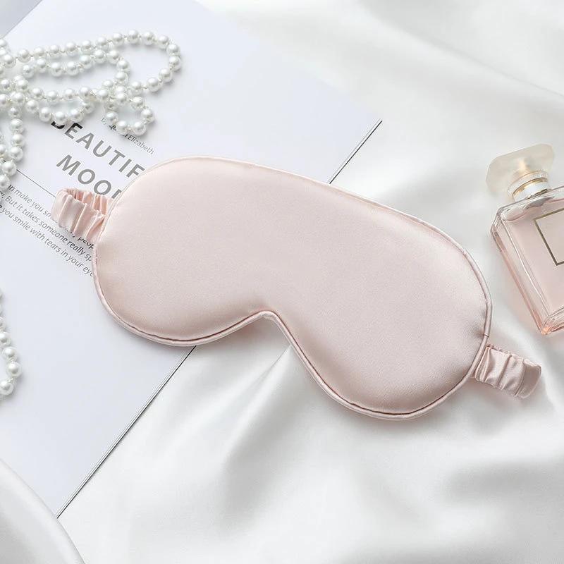 Imitated Silk Eye Patch Shading Sleep Travel Relax Shading Eyepatch Nap Soft Eye Masks Covers For Sleeping Shield Eye