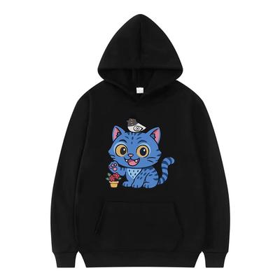 Kpop Demon Hunter Funny Cat Cute Graphic Tracksuit Men Women Fashion Oversized Winter Long Sleeves Casual Aesthetics Pullover