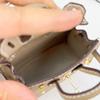 Chic Mini Bag Charm - Cute Earphone Pouch & Coin Purse with Car Keychain Decoration.