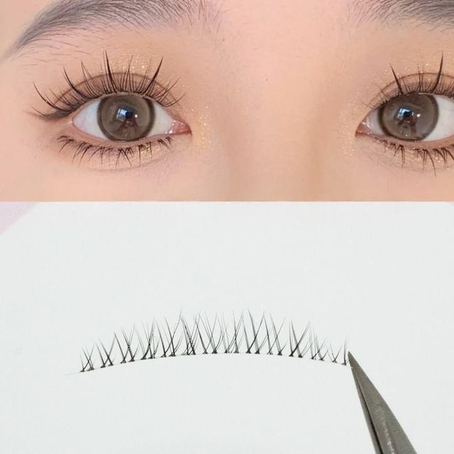 LuxeFlutter - Natural Wispy False Eyelashes Y01 - Black - One Size