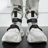 Sneakers High Top Robuste da Esterno per Uomo, Scarpe Vulcanizzate di Lusso, Design Personalizzato Skateboard Platform Scarpe Sportive Casual