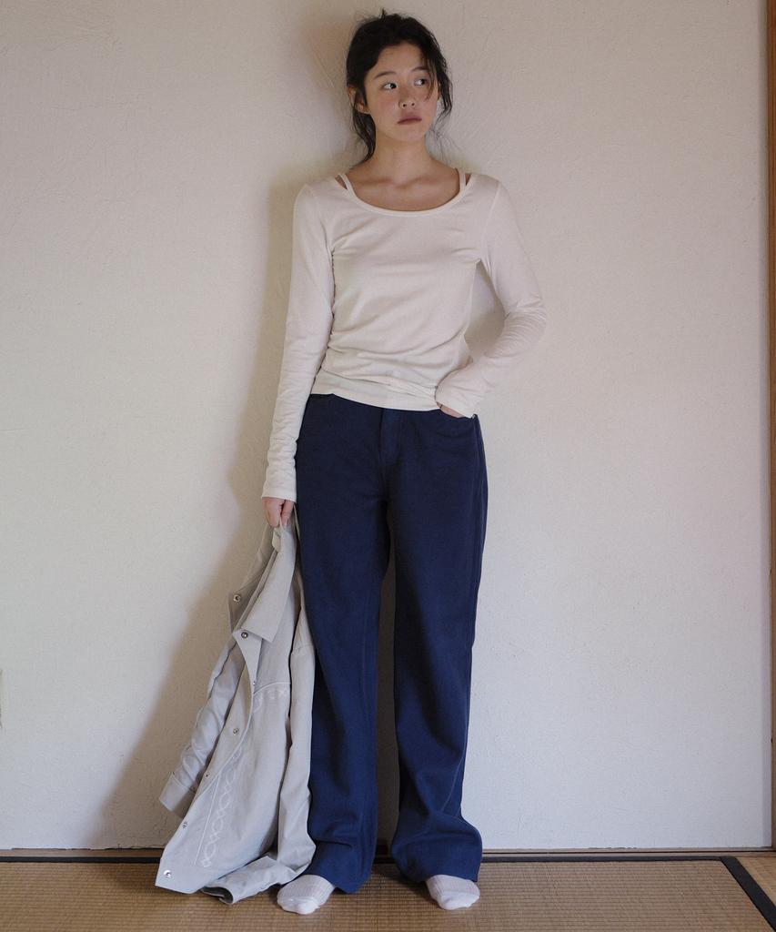 ANDNEEDS Kanto Dyed Pants (Blue)