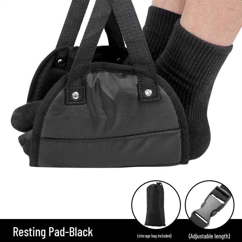 Compact Travel Foot Rest: Portable Foot Hammock for Airplanes, Trains, Cars, and Office Use.