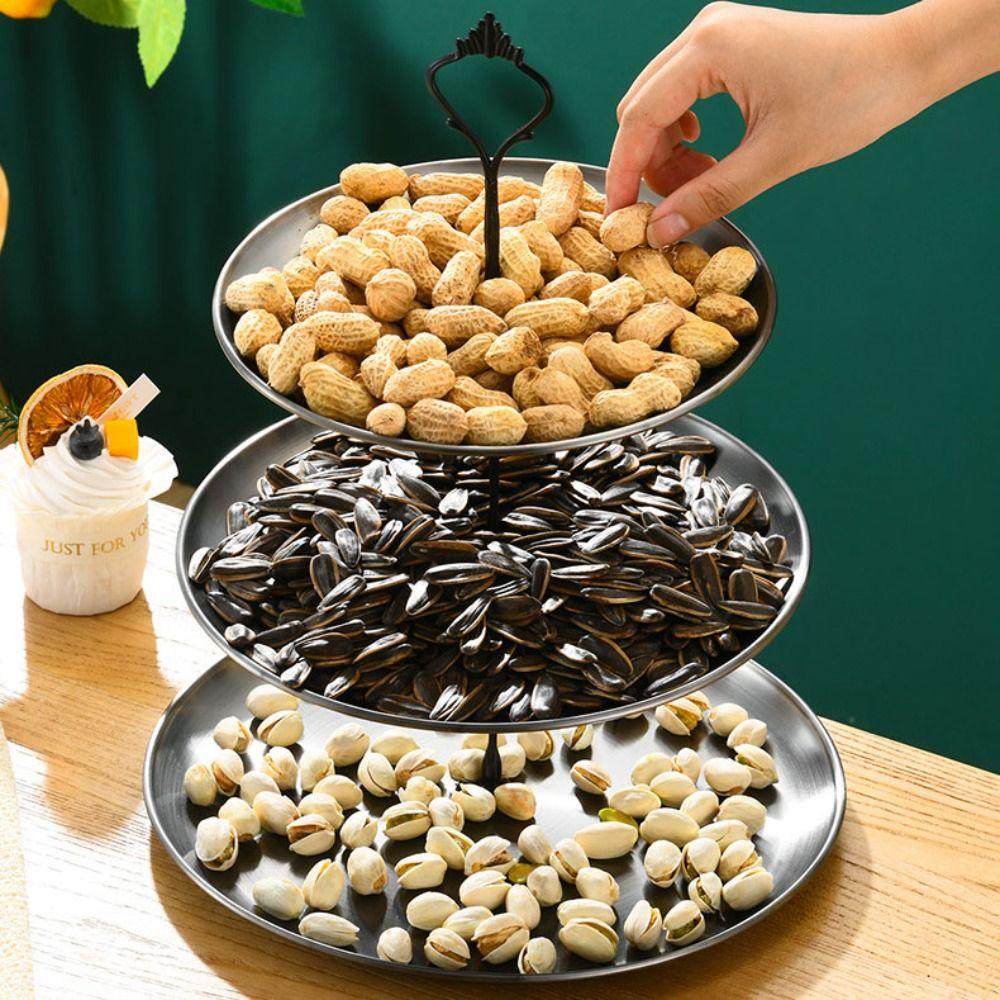 Stainless steel Stainless Steel Fruit Stand Easy to Use Dessert Display Holder  Wedding