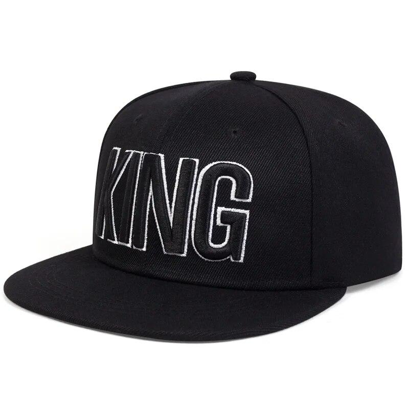 

Unisex King Three-Dimensional Embroidery Hip-Hop Hats Outdoor Adjustable Casual Baseball Caps Sunscreen Hat