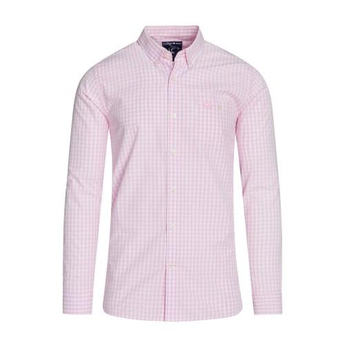 Raging Bull Mens Gingham Classic Long-Sleeved Shirt