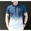 Fashion 10 Color Leopard Nation Print Polo Shirt Men's Outdoor Street Short Sleeve Tees Top Fashion Home Casual T-shirt Men's and Women's Polo Shirt