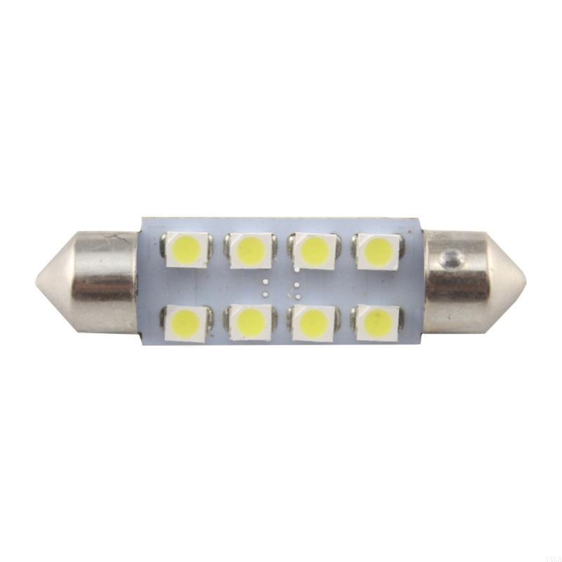 Y4UA Car LED Bulb Decorating Tail Bulb Double Pointed Festoon 31mm 36mm 39mm 41mm No Error Auto Interior Dome Reading Light