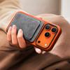 Echte Italiaanse Geïmporteerde Alcantara Magnetische Case voor IPhone 17 Pro Max 17Pro Premium MagSafe Case met Slimme Knop Beschermhoes