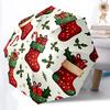 1pc Christmas Stockings Automatic Open/Close Folding Umbrella - Compact 8-Rib Design, Daily Use, Perfect Gift for Friends & Family Yy251124233