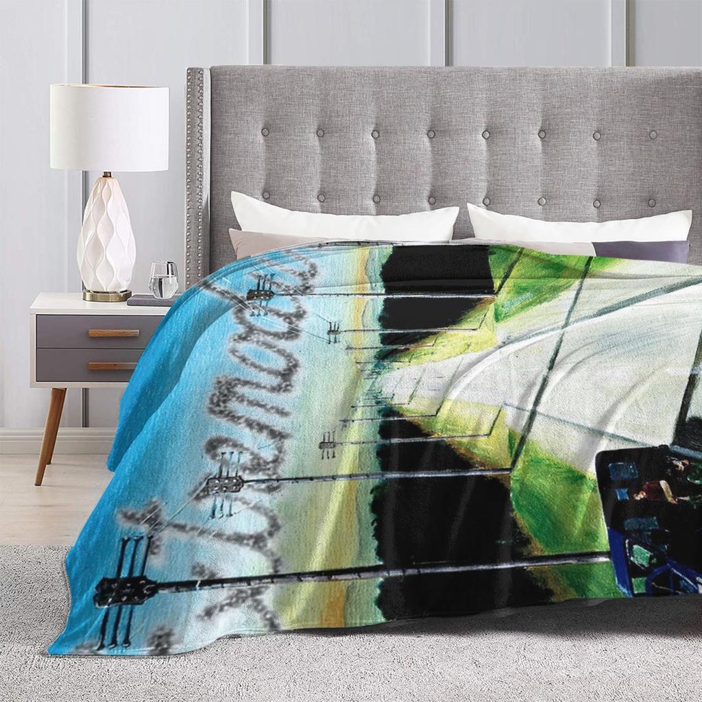 Blankets Travel Office Extremoduro Spanish Band Throw Blanket Flannel Bedspread For Couch Chair Sofa Bed Novelty Sofa Bed Cover