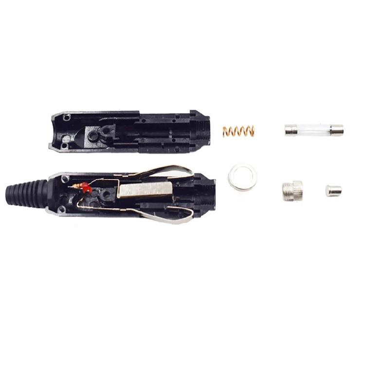 1.5M Car Charger Male Plug to DC8020 Adapter Cord Easy Connection Line with Indication Light for Mobile Power Supply
