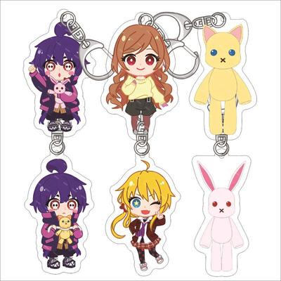 Dark Gathering Anime Acrylic Keychain Lovely Baby Bag Charms Pendant Friends Gift Fans Fun Key Chain Cute Souvenir New Creative