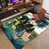 Custom Genshin Impact Mat Personalized Name, Polyester Washable Indoor Entryway Rug, Gift for Christmas, Easter, Thanksgiving Day