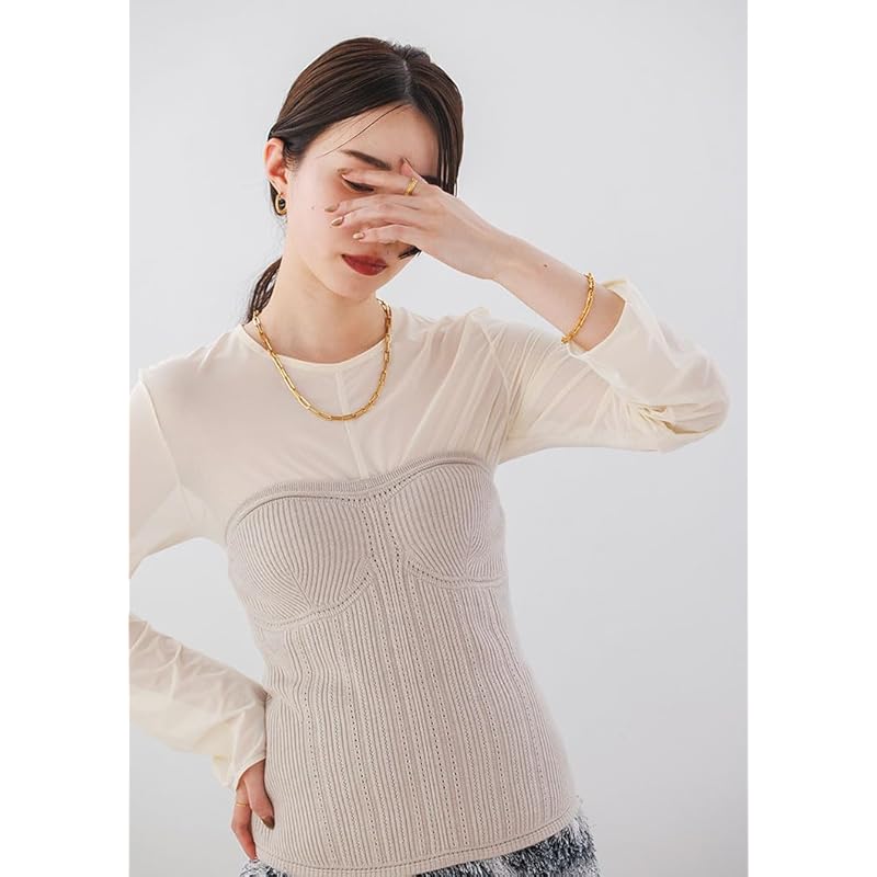 [mico.lor] Stainless Earrings (118) Inner Diameter 16mm Hoop Earrings Zirconia Smaller Ladies Surgical Stainless Steel 316L Compatible with Metal