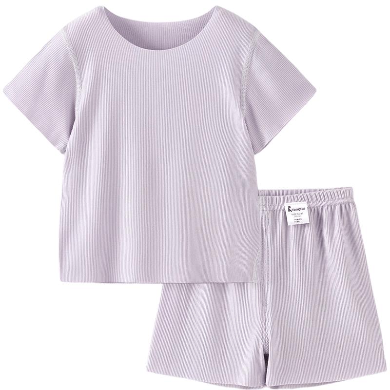 TONGTAI Infant Summer Modal Short Sleeve Set