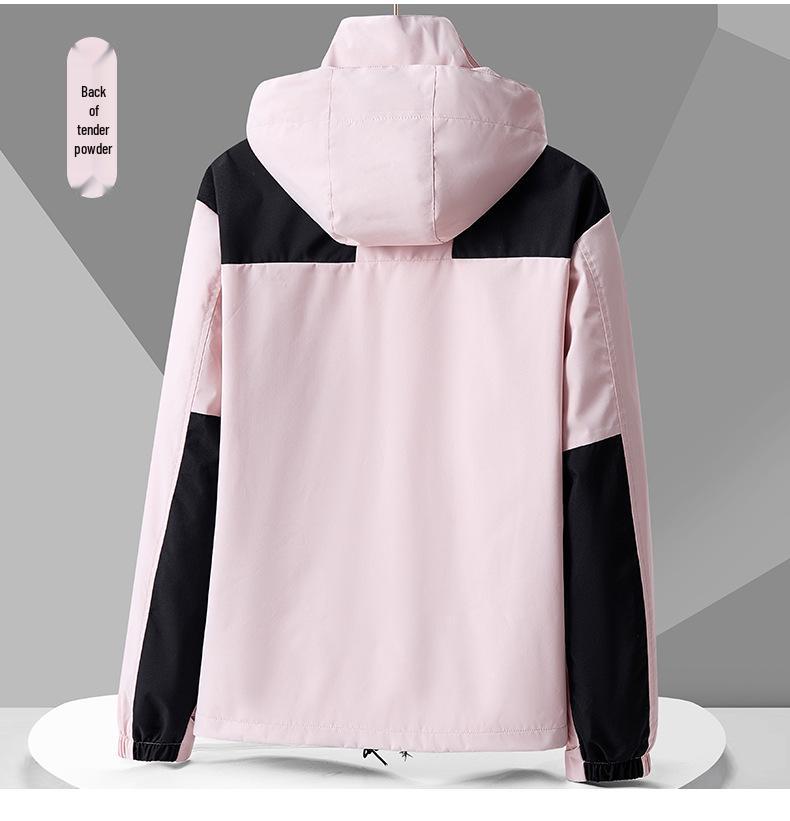 Spring & Autumn Waterproof Softshell Jacket for Outdoor Sports, Travel, Fishing, & Mountaineering with Detachable Hood