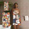Cute Cartoon Cats Beach Towel, Super Absorbent Quick Dry Towel for Swimming Pool Travel Vacation