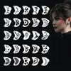 25 Pcs Face Paint Stencils Kit Plastic Facial Painting Stencils Reusable Body Face Art Templates for Halloween Birthday Party Makeup