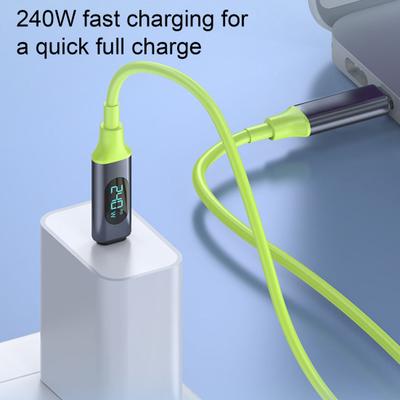 240W Data Cable E-MARKER Mobile Device Fast Charge Wire with Smart Chip High-Speed Data Transfer 480Mbps Charging Cable