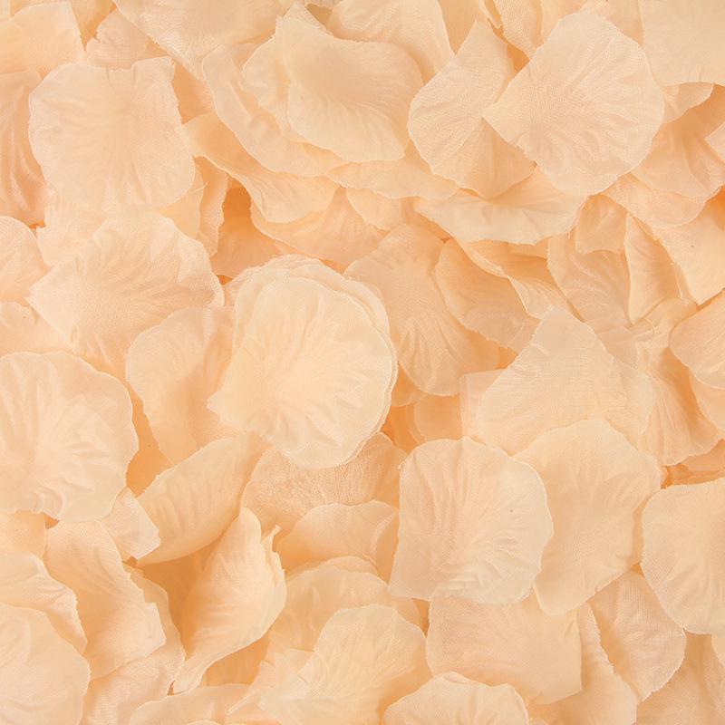 1000 Silk Cloth Artificial Rose Petals for Wedding Decorations and Celebrations