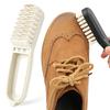 2-In-1 Leather Brush For Suede Boots Bags Scrubber Cleaner White Rubber Crepe Shoe Brush Household Necessary Wall Crevice