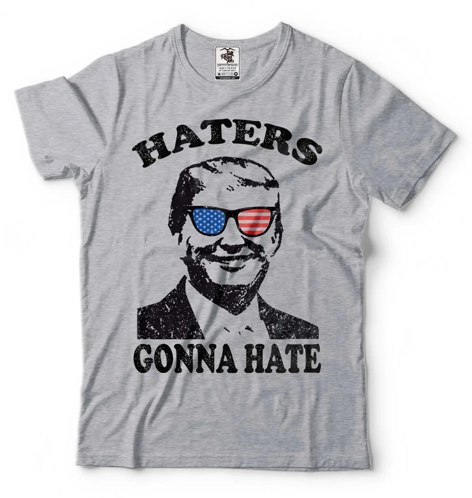 Funny Trump Shirt Haters Gonna Hate T-Shirt Republican Gifts Trump 2024 Tee 3XL